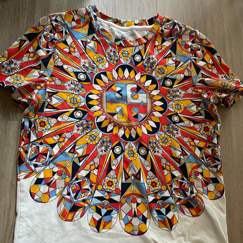 Tory Burch Logo T-shirt Small